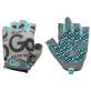 GoFit® Women's Pro Trainer Gloves with Padded Go-Tac Palm (Medium; Teal)