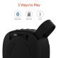 HyperGear® Fabrix Mini Portable Bluetooth® Rechargeable Speaker with Microphone (Black)