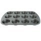 Taste of Home® 12-Cup Non-Stick Metal Muffin Pan, Set of 2, Ash Gray