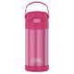 Thermos® 12-Ounce FUNtainer® Vacuum-Insulated Stainless Steel Bottle (Pink)