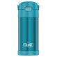 Thermos® 12-Ounce FUNtainer® Vacuum-Insulated Stainless Steel Bottle (Teal)