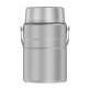 Thermos® 47-Oz. Stainless King™ Big Boss™ Double-Wall Stainless Steel Food Jar with 2 Inner Containers, Silver