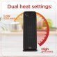 BLACK+DECKER™ 1,500-Watt-Max Oscillating Ceramic Tower Heater with Fan Setting