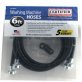 Certified Appliance Accessories 2 pk Black EPDM Washing Machine Hoses, 6ft