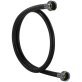 Certified Appliance Accessories Black EPDM Washing Machine Hose, 8ft