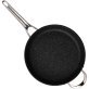 THE ROCK™ by Starfrit® 11", 4.7-Quart Deep Sauté Pan with Glass Lid & Stainless Steel Handles