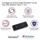 Verbatim® Store ‘n’ Go® USB-A Flash Drives, Business Bulk 10 Count, Black (32 GB)