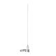 Tram® Pretuned VHF 6-dB-Gain Marine L-Bracket-Mount 35-Inch Fiberglass Antenna with RG58 Cable and PL-259 Connectors