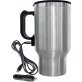 Brentwood® Geojug 16-Oz. Stainless Steel 12-Volt Heated Travel Mug (Silver)