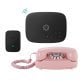 Ooma® Retro Princess Dial Phone with Home Phone Service and $50 International Credit, Pink