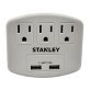 STANLEY® PlugMax 3-AC-Outlet and 2-USB-Plug Wall Tap