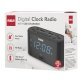 RCA Digital Radio Alarm Clock with Large Numbers and USB Charging, RC571