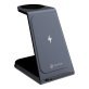 Raycon® The Magic Charging Station, 15-Watt Qi® Charging, RAPSTA300-23E-BLA