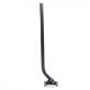 Antennas Direct 40-In. Universal TV Antenna Mast with Pivoting Base and Hardware - All-Weather Easy-Install Powder-Coated Steel Pole and Base (Black)