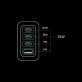 Raycon® The Magic Charger Pro 100-Watt 4-Port USB-C®/USB Wall Charger, Black