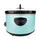 Brentwood® 3.5-Quart Diamond-Pattern Slow Cooker (Blue)