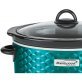 Brentwood® 4.5-Quart Scallop Pattern Slow Cooker (Blue)