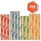 Nadex Coins™ 300 Flat Standard Striped Coin Roll Wrappers for U.S. Coins (300 Pack)