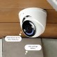 Lorex® H Series H30 IP Wired 4K+ 12.0-MP Dome Security Camera with Smart Lighting and Smart Motion Detection, White