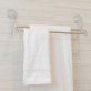 Better Houseware Suction-Cup Double Towel Bar, Clear