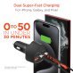 HyperGear® SpeedBoost 50-Watt Quad PD Car Charger, Black