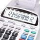 CATIGA® by Adesso® CP-90A 12-Digit Printing Calculator and Adding Machine, Dual Power (Silver)