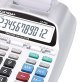 CATIGA® by Adesso® CP-90A 12-Digit Printing Calculator and Adding Machine, Dual Power (Silver)