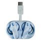 Skullcandy® EcoBuds™ Bluetooth® Earbuds with Microphone, True Wireless with Battery-Free Charging Dock, Glacier