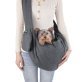 GOOPAWS® Hands-Free Comfy Pet Sling Bag for Small Dog or Cat, Smoke Gray