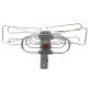 Naxa® Outdoor High-Powered Amplified Motorized TV Antenna for HDTV and ATSC Digital Television with 40- to 50-Mile Range