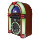 Victor® Wilshire Desktop Bluetooth® Jukebox with CD Player and FM Radio, VDTJ-1450-MH, Mahogany