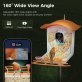 PerchMe™ Smart Bird Feeder with Camera (Mango Tango Awning)