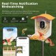 PerchMe™ Smart Bird Feeder with Camera (Mango Tango Awning)