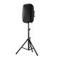 Gemini® AS Series Bluetooth® Portable PA Speaker Kit with Stand and Wired Microphone, Black, AS-2115BT-PK