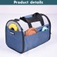 Jespet® Deluxe Sport Airline Pet Carrier (Dark Blue)