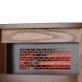 Comfort Glow® QEH1408 1,500-Watt-Max Infrared Cabinet Heater with Thermostat and Remote