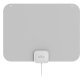 Mohu Leaf Ultra-Thin Indoor TV Antenna, Warm Grey Design, 40-Mile Range, UHF VHF Multi-Directional, 4K 8K UHD NEXTGEN TV - with 12-Ft. Cable