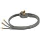 Certified Appliance Accessories 3-Wire Eyelet 30-Amp Dryer Cord, 4ft