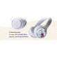 ONANOFF® StoryPhones® Storytelling Foldable Bluetooth® Kids Headphones, Intro Bundle with ZenShield and PlayShield (White)