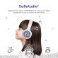 ONANOFF® StoryPhones® Storytelling Foldable Bluetooth® Kids Headphones, Intro Bundle with ZenShield and PlayShield (White)