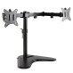 Allsop® Free-Standing Dual Monitor Arms, Black