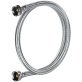 Certified Appliance Accessories 2 pk Braided Stainless Steel Washing Machine Hoses, 4ft