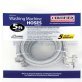 Certified Appliance Accessories 2 pk Braided Stainless Steel Washing Machine Hoses with Elbow, 5ft