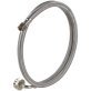 Certified Appliance Accessories Braided Stainless Steel Dishwasher Connector with Elbow, 5ft