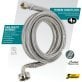 Certified Appliance Accessories Braided Stainless Steel Dishwasher Connector with Elbow, 4ft
