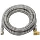 Certified Appliance Accessories Braided Stainless Steel Dishwasher Connector with Elbow, 8ft