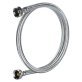 Certified Appliance Accessories Braided Stainless Steel Washing Machine Hose, 4ft