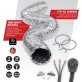 Certified Appliance Accessories® Electric Dryer Flex Duct Kit with 3-Wire 30-Amp 6ft Cord