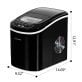 Frigidaire® 200-Watt Portable Compact Ice Maker, 26 Lbs. per Day (Black)