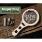 CARSON® MagnetMag™ Handheld Magnetic Magnifier with Handle Made with Real Wheat